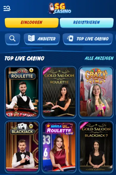 SG live casino